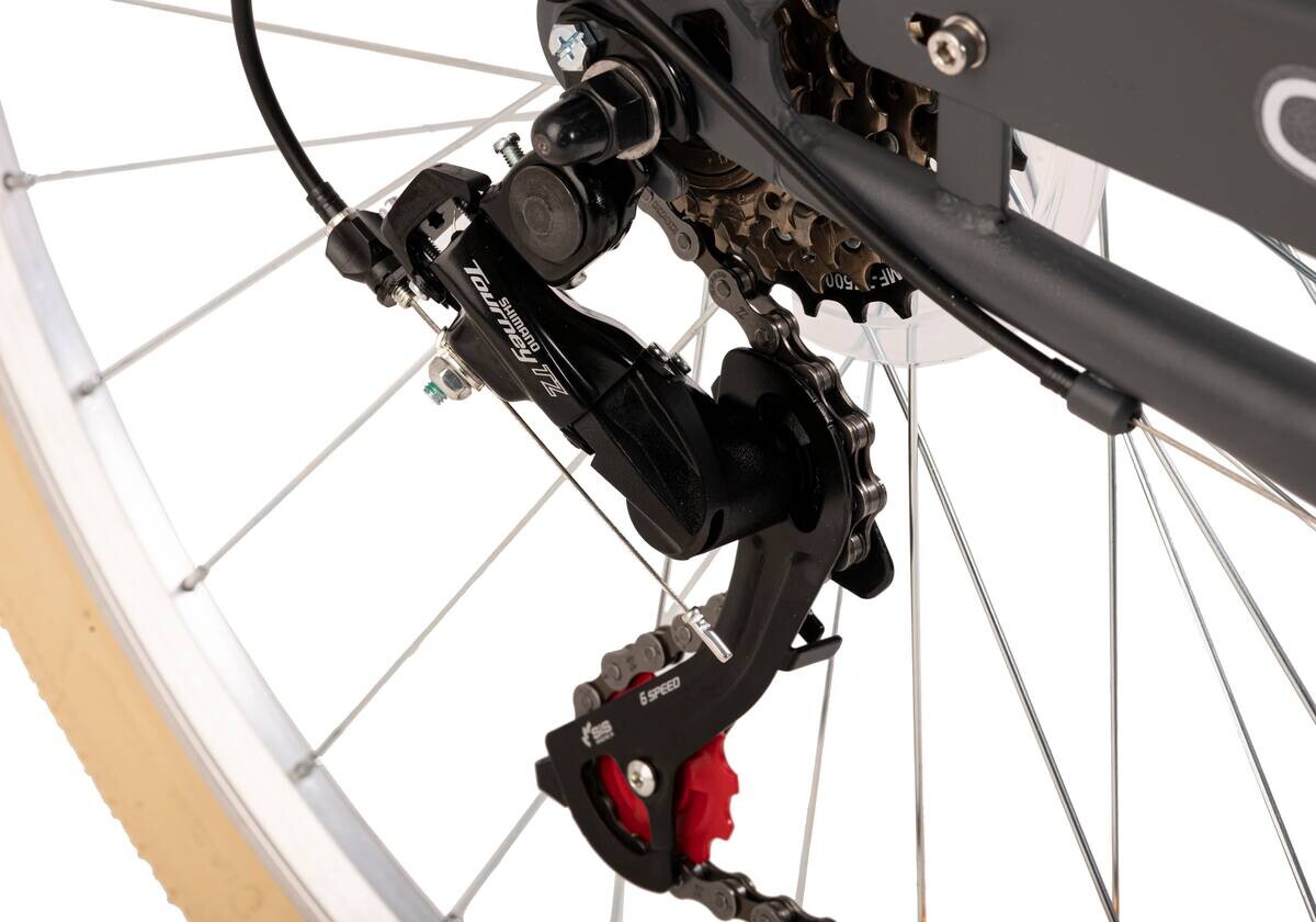 DaCapo Damenfahrrad Casino 168C 28 Zoll Rahmenhöhe 48 cm 6 Gänge anthrazit anthrazit ca. 28 Zoll