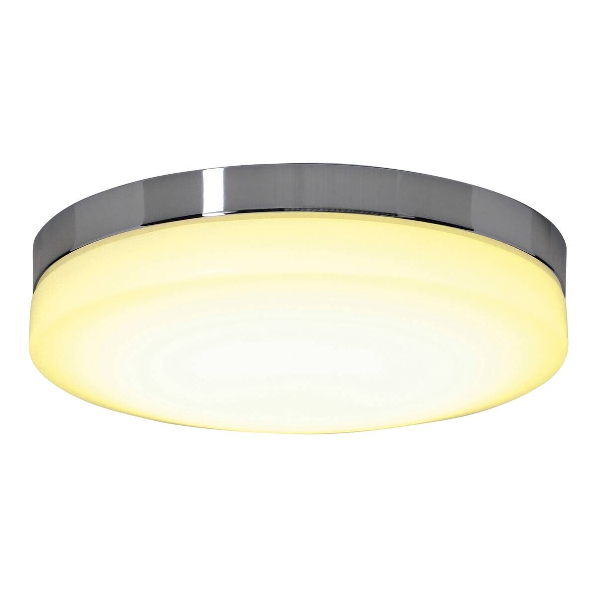 Näve Leuchten Deckenleuchte 1196761 Chrom Metall Kunststoff B/H/T: ca. 29x9x29 cm null 1 Brennstellen