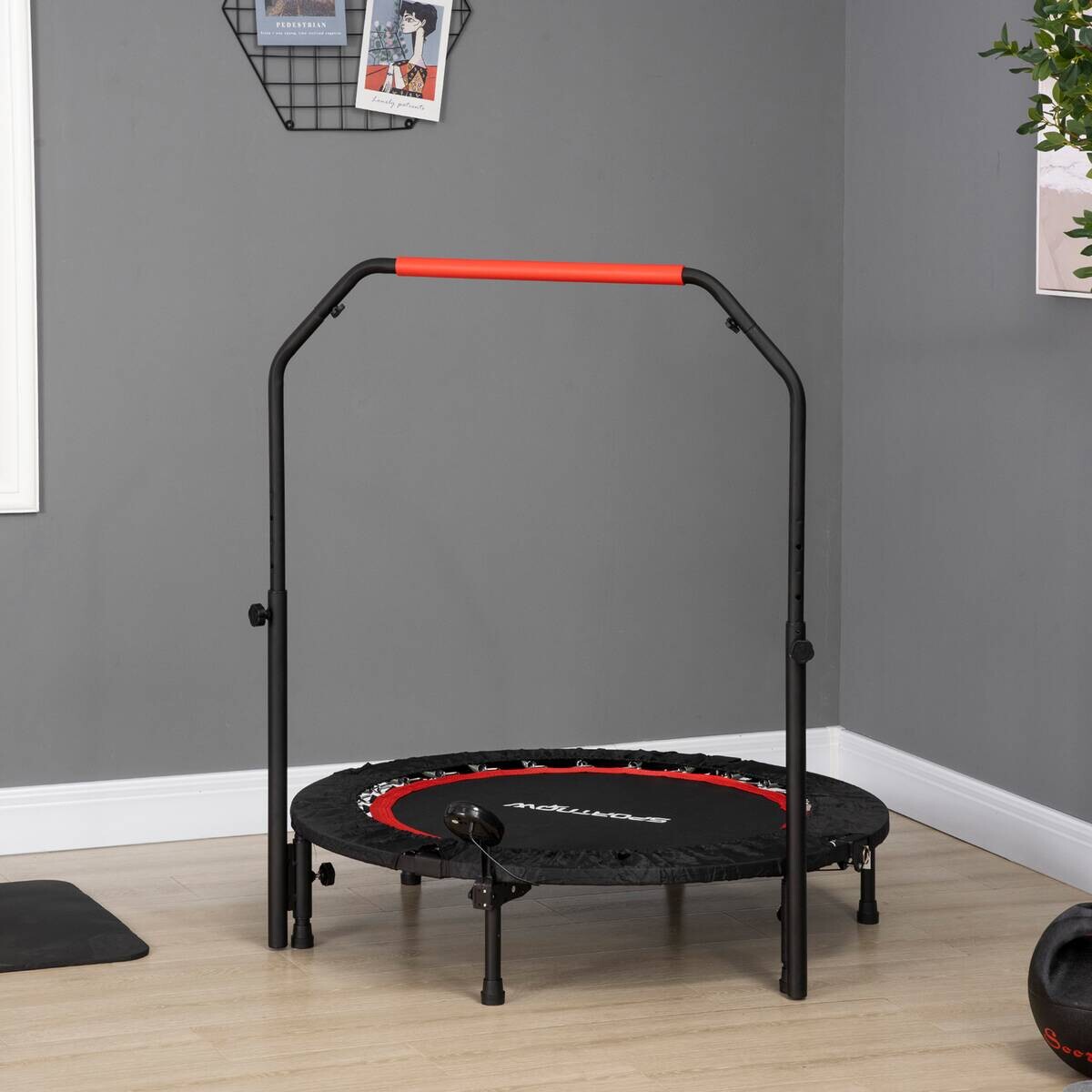 SPORTNOW Trampolin rot Nylon B/H/L: ca. 102x123x102 cm