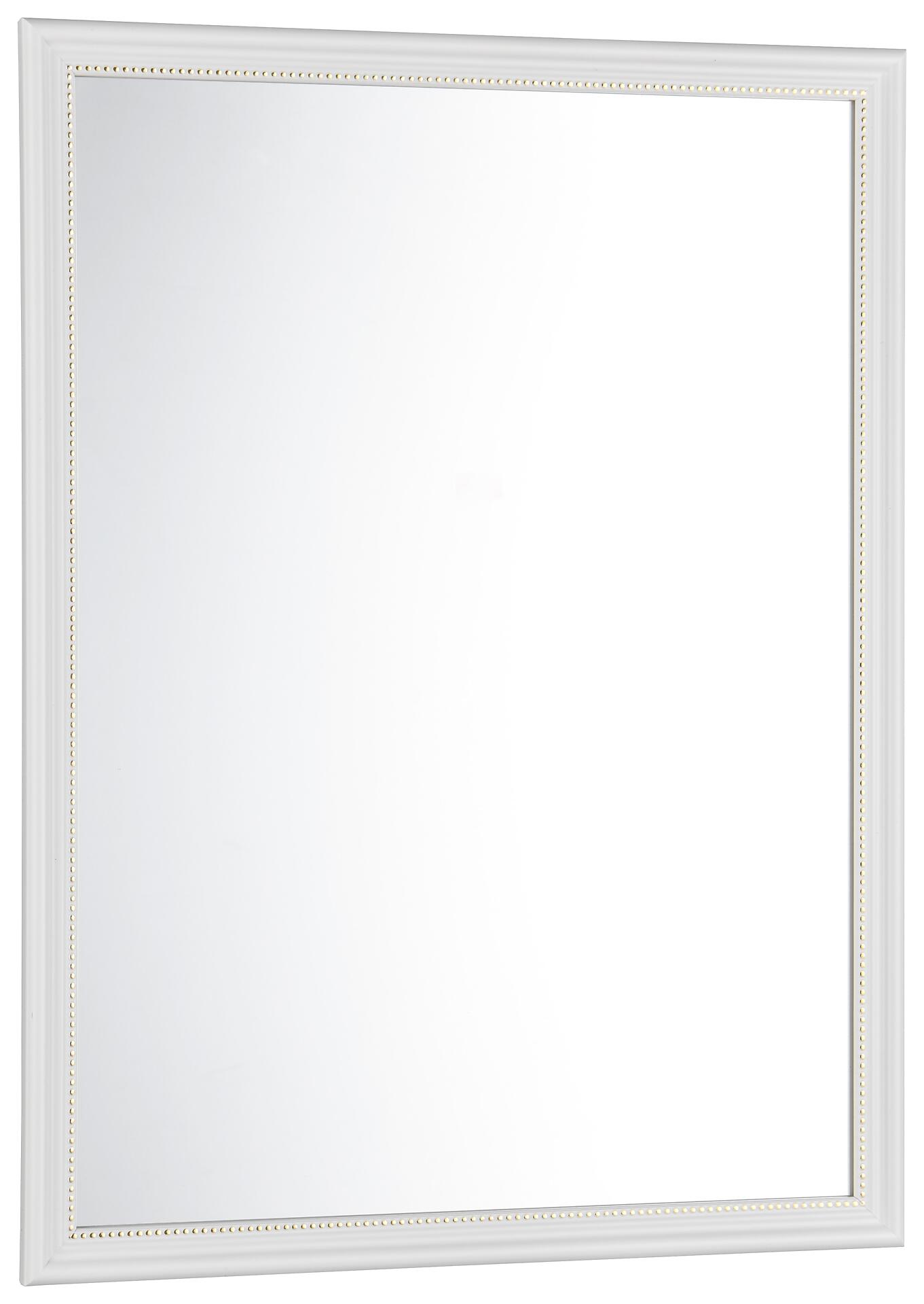 Mirrors&More Rahmenspiegel ELENOR weiß gold Optik B/H/T: ca. 34x45x1,5 cm