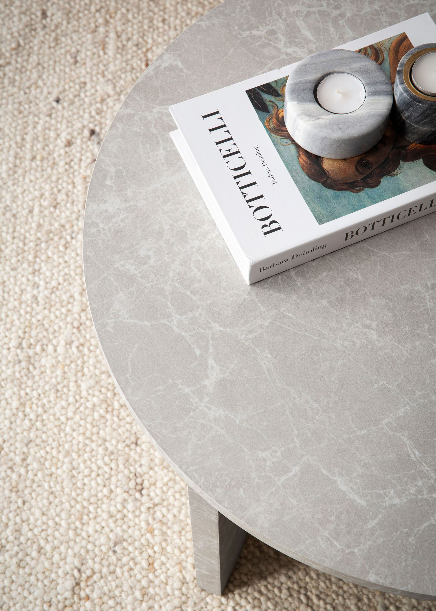 Wohnling Couchtisch Sandgrau B/H/T: ca. 60x33x60 cm