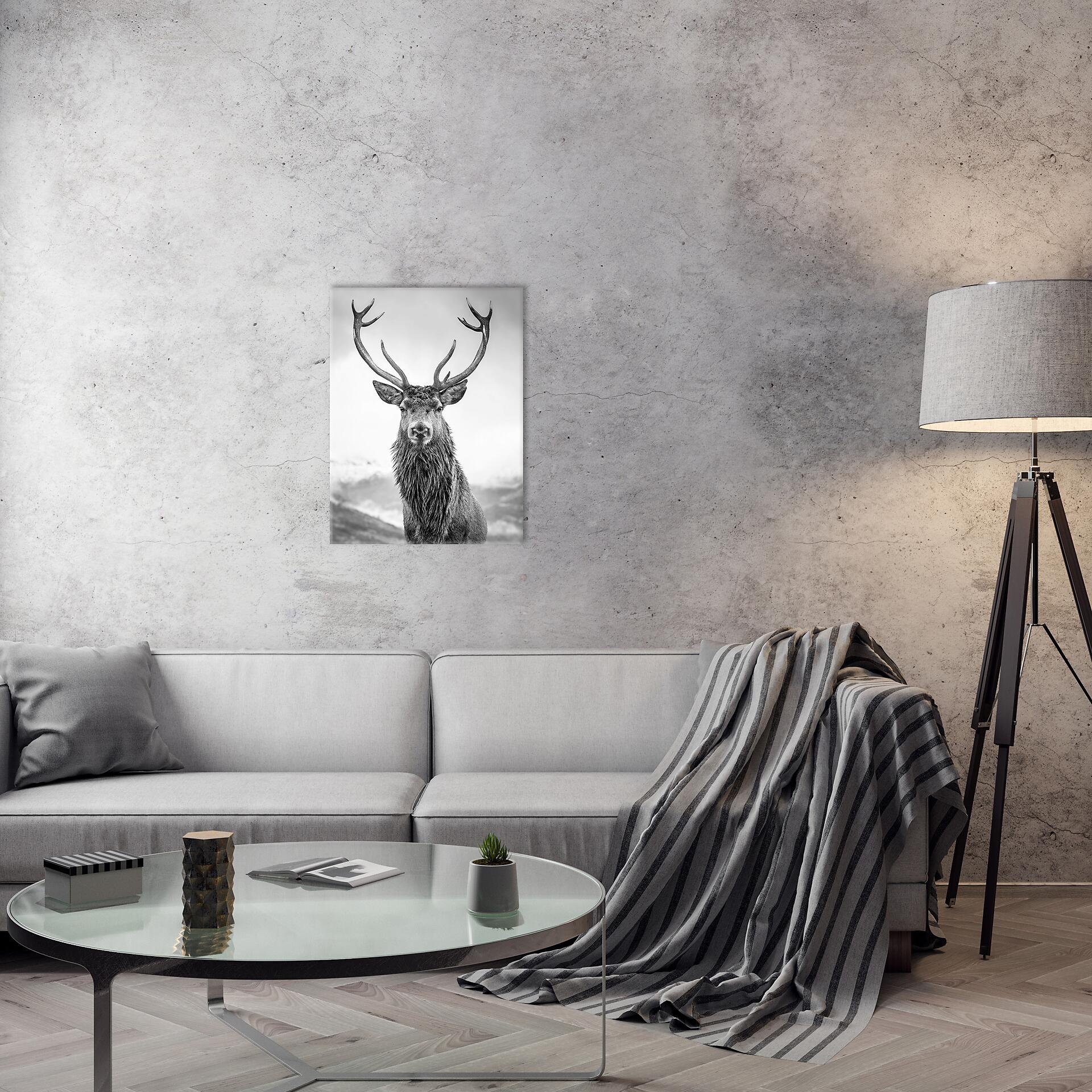 Bönninghoff Keilrahmenbild Hirschkopf B/H/L: ca. 46x2x61 cm