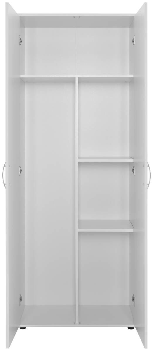 Putzschrank Andy 4 weiß B/H/T: ca. 70x187x35 cm