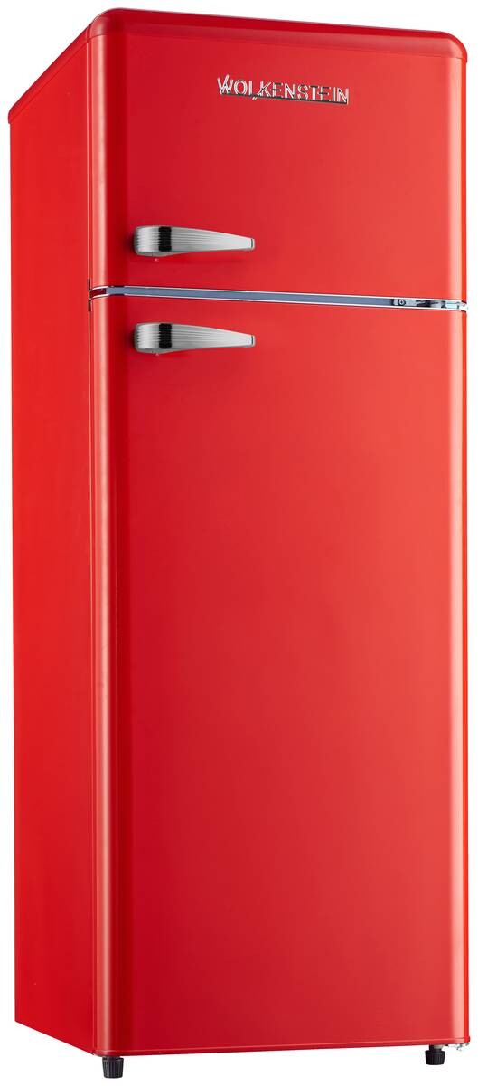 Wolkenstein Retro Kühl-/Gefrierkombination GK212.4RT FR rot B/H/T: ca. 54,5x145,6x62,6 cm
