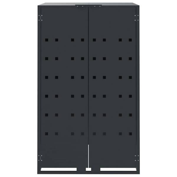 vidaXL Mülltonnenbox anthrazit