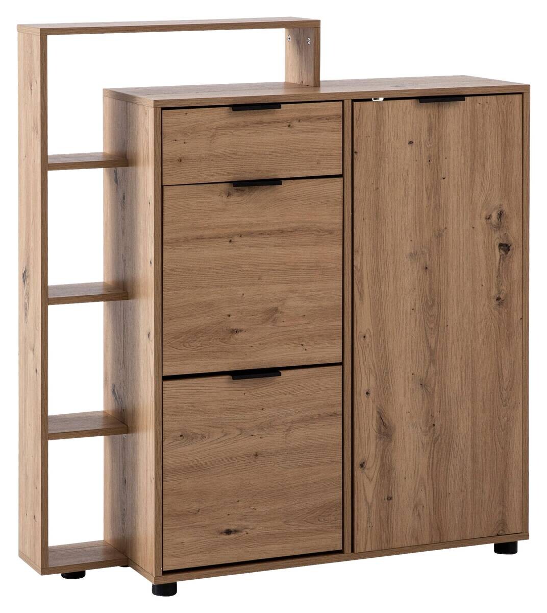 Schuhschrank natur Eiche Optik B/H/T: ca. 98x110x30 cm