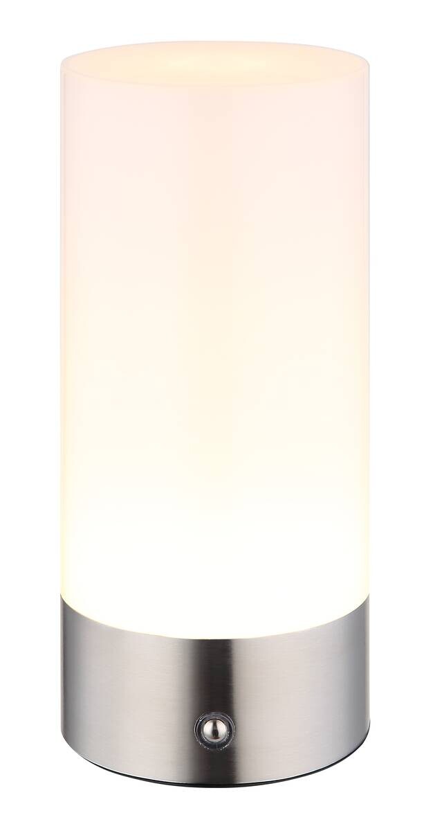 GLOBO LED-Ticshleuchte Lex nickel matt Metall H/D: ca. 19x8,8 cm GLOBO LED-Ticshleuchte Lex nickel matt Metall H/D: ca. 19x8,8 cm