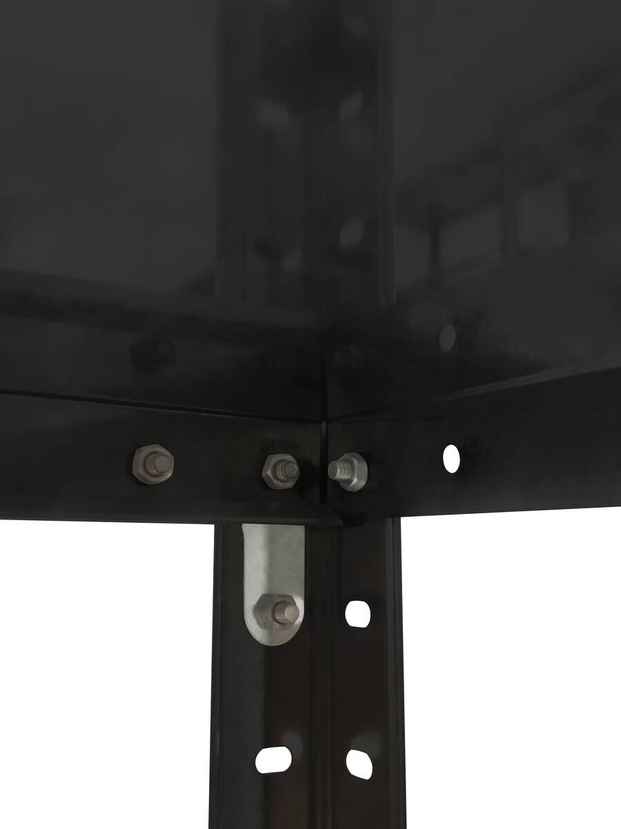 Schraubregal schwarz B/H/T: ca. 90x180x60 cm