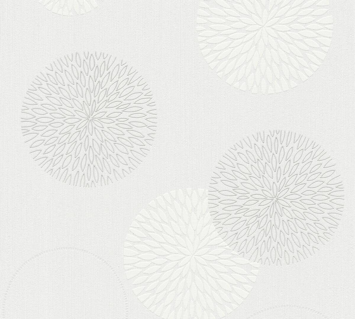 A.S.Creation Vliestapete Black & White Punkte creme B/L: ca. 53x1005 cm