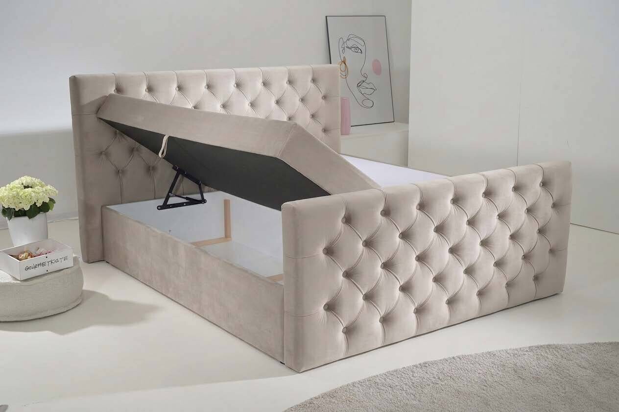 Boxbett Glow creme B/H/T: ca. 180x110x224 cm