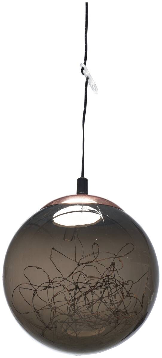 POCOline Pendelleuchte Nineveh braun Kunststoff D: ca. 18 cm