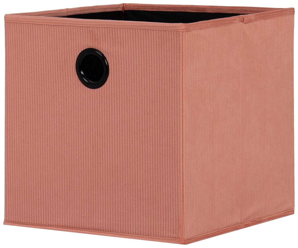 Stoffbox apricot B/H/T: ca. 32x32x32 cm Stoffbox apricot B/H/T: ca. 32x32x32 cm
