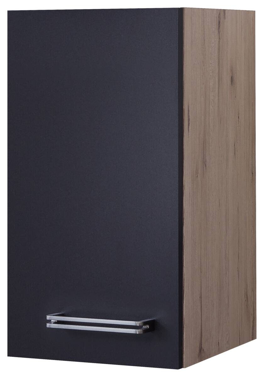 Hängeschrank Elva anthrazit strukturiert B/H/T: ca. 30x54,8x32 cm