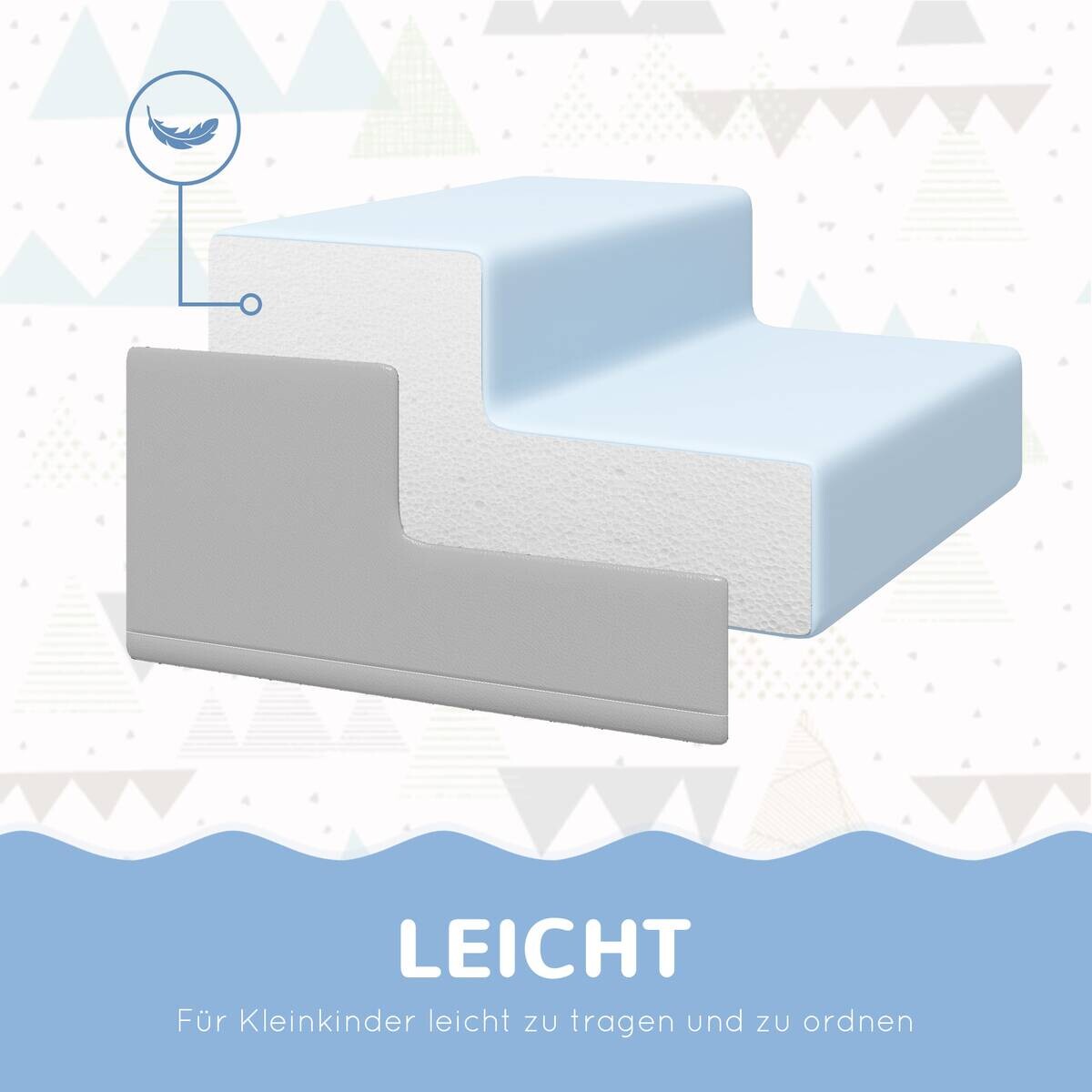 HOMCOM Bausteinset B/H/L: ca. 50x39x150 cm