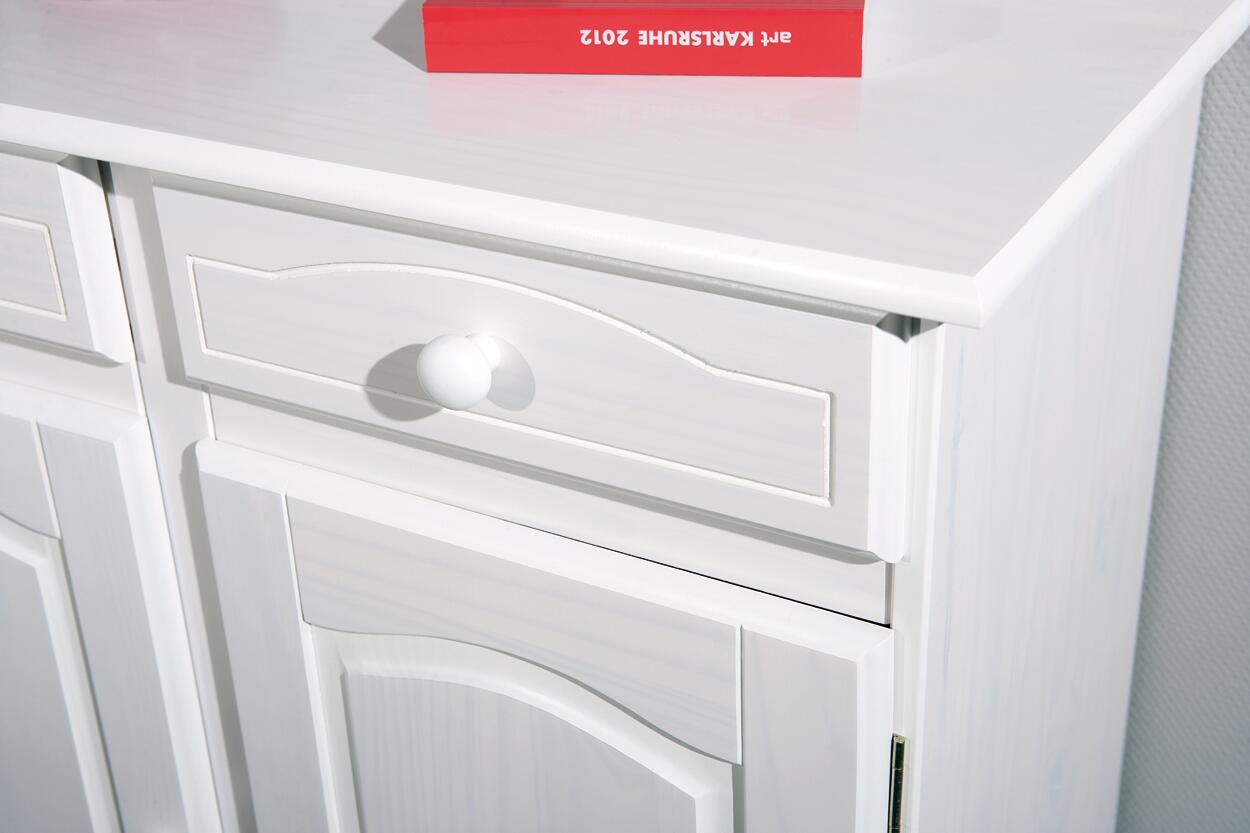 Kommode Lovi weiß lackiert B/H/T: ca. 88x87x43 cm