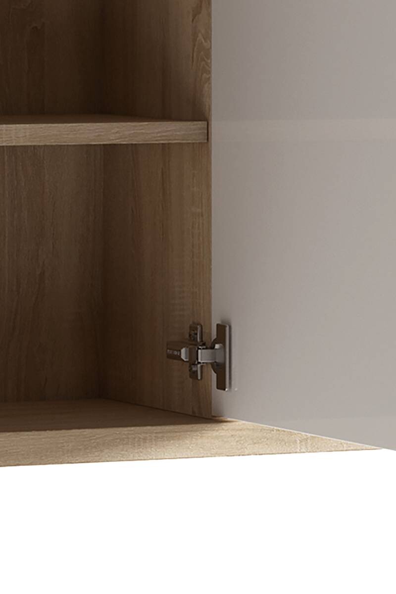 Spiegelschrank NEBRASKA Eiche Nachbildung B/H/T: ca. 60x70x25 cm