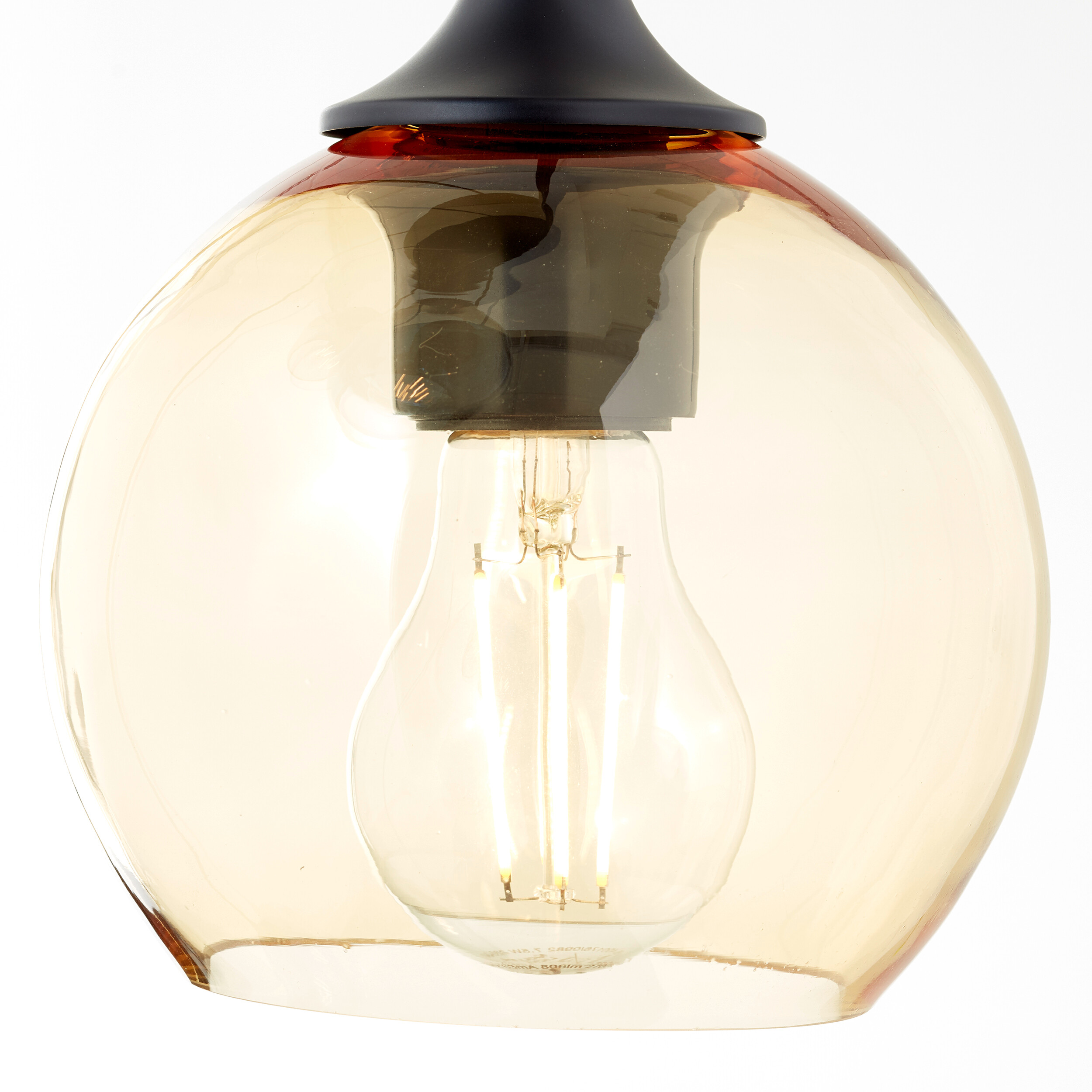 Brilliant Pendelleuchte bunt Glas Metall B/H/T/D: ca. 50x150x50x50 cm 5.0 Brennstellen