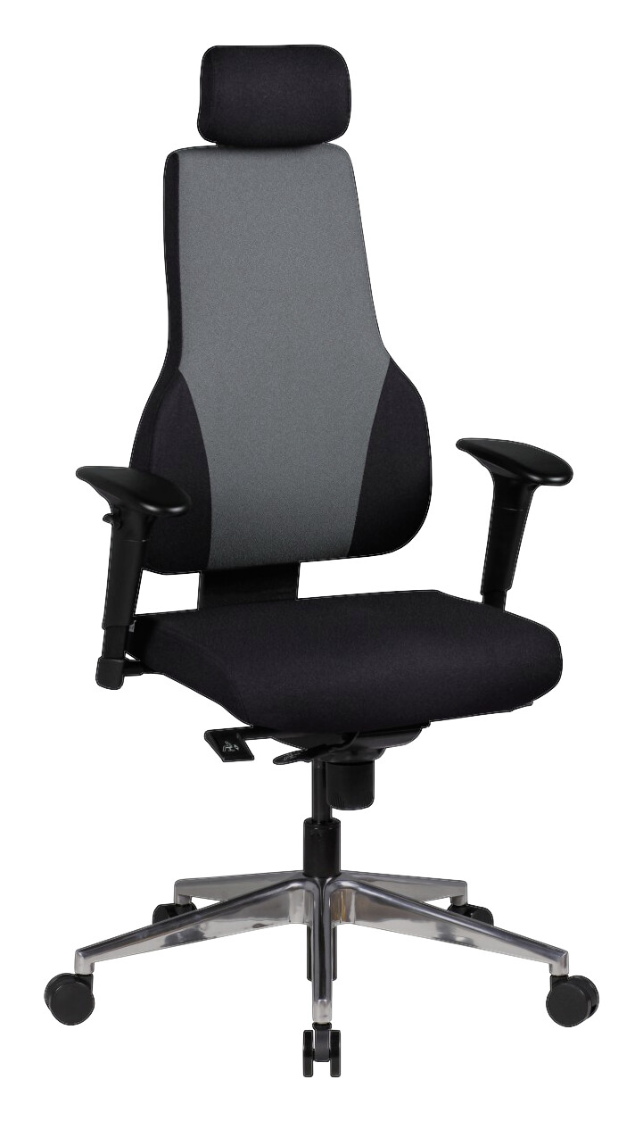 Drehstuhl schwarz Stoff