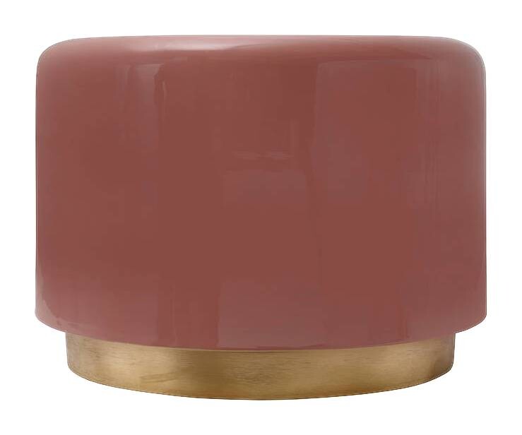 360 Living Hocker Artisse 251 rosa gold Metall H/D: ca. 43x51,5 cm