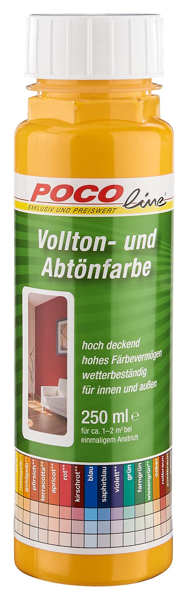 POCOline Vollton- und Abtönfarbe mais ca. 0,25 l