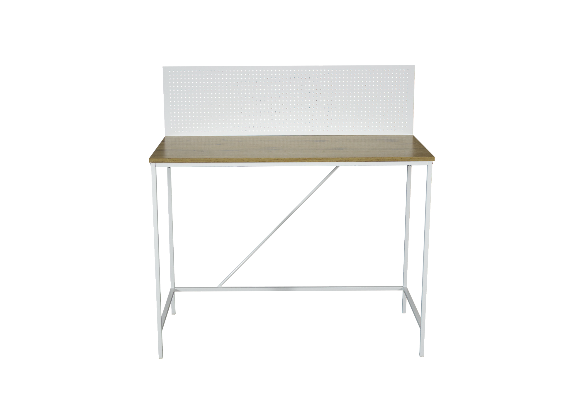 Schreibtisch Rene Eiche Nachbildung weiß B/H/T: ca. 100x104x52 cm Schreibtisch Rene Eiche Nachbildung weiß B/H/T: ca. 100x104x52 cm