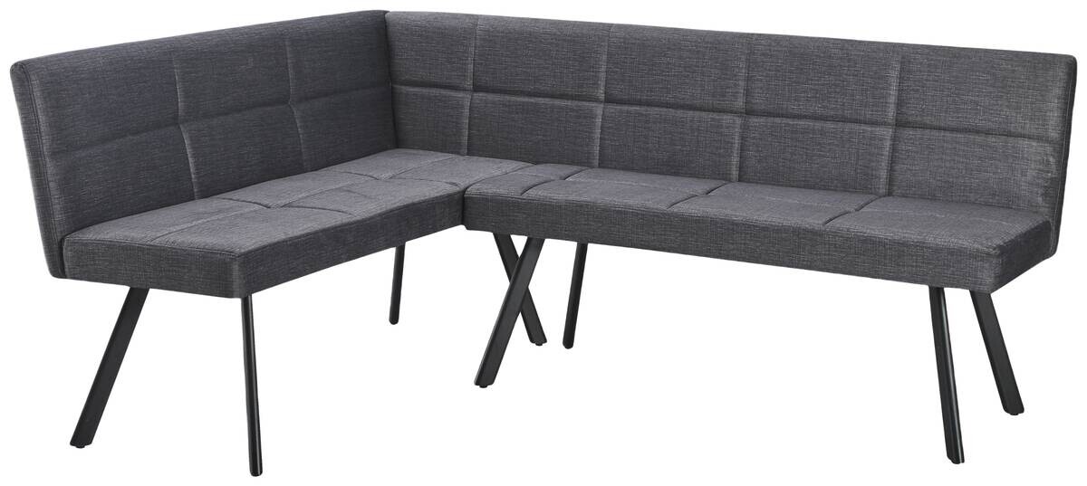 Eckbank Milos grau B/H/L: ca. 152x85x195 cm