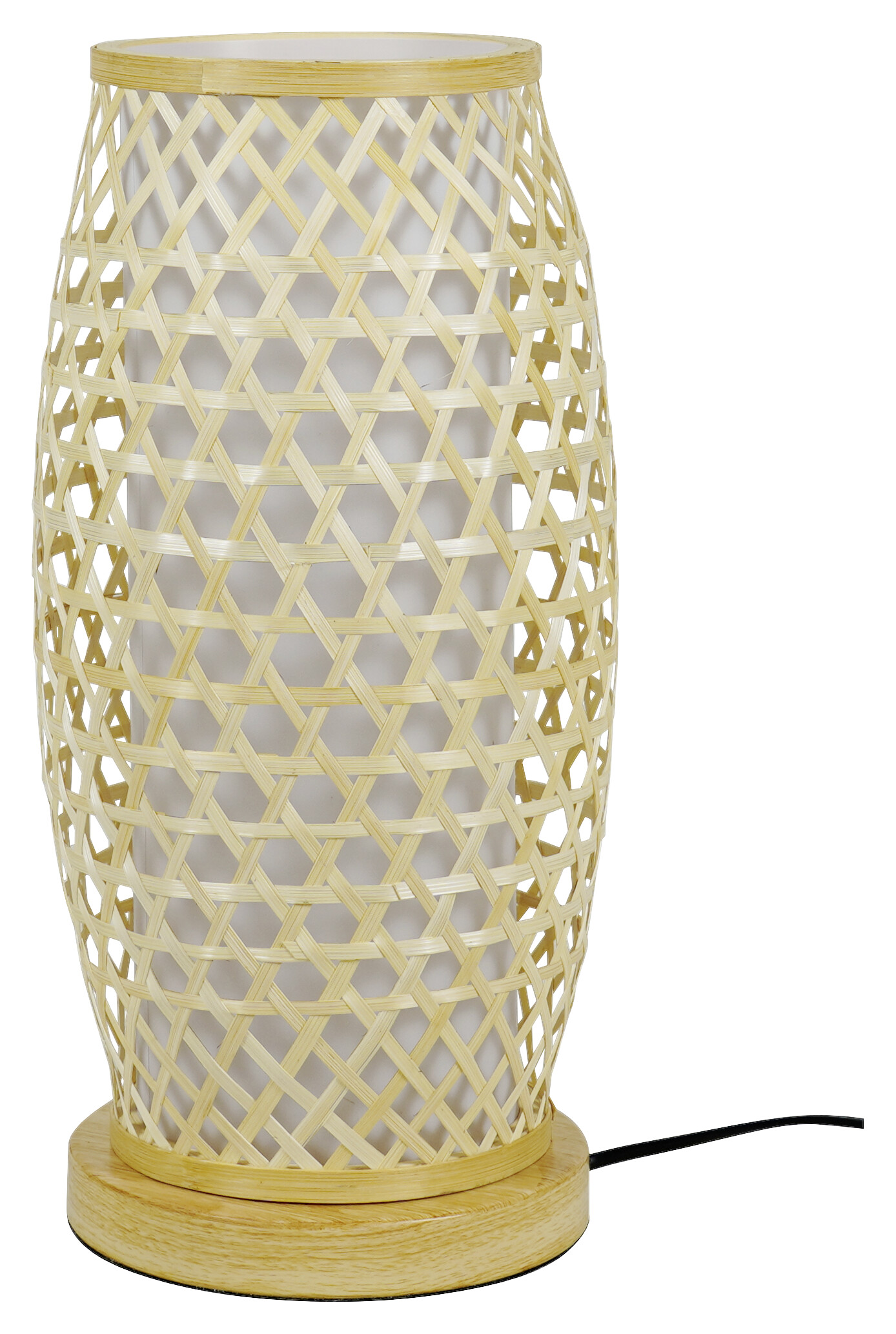 POCOline Bambus-Tischleuchte Amaya Bambus H/D: ca. 40x20 cm E27 1 Brennstellen