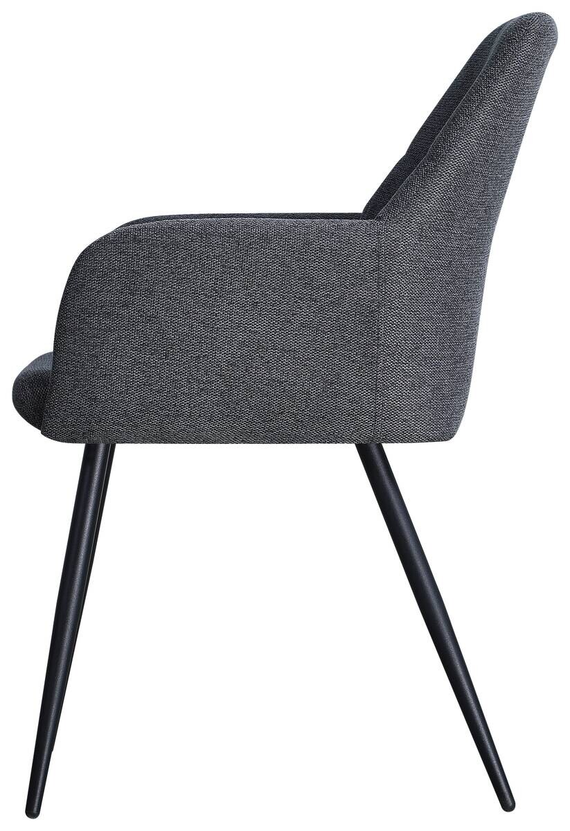 Armlehnstuhl Joe grau Webstoff B/H/T: ca. 58x85x62 cm Armlehnstuhl Joe grau Webstoff B/H/T: ca. 58x85x62 cm