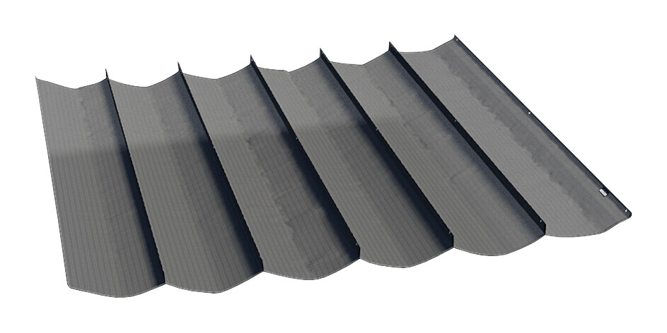 PLATINUM Faltsonnensegel Coolfit grau Polyethylen B/H/L: ca. 400x1x290 cm