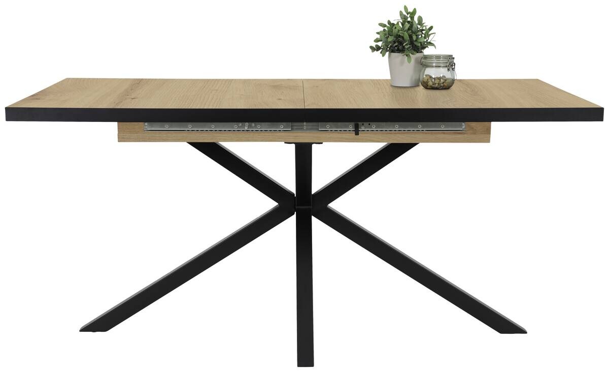 Esstisch Malou I Eiche schwarz B/H/T: ca. 200x76x90 cm