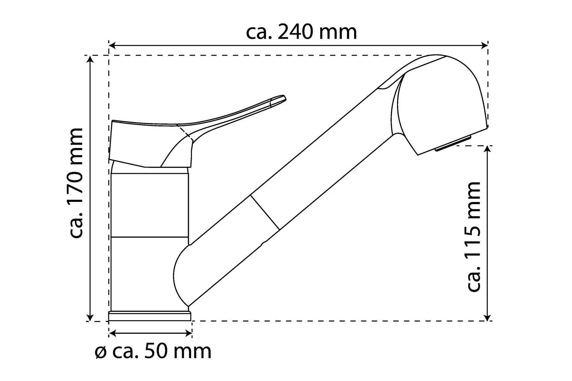 Spültisch-Armatur Verona Chrom