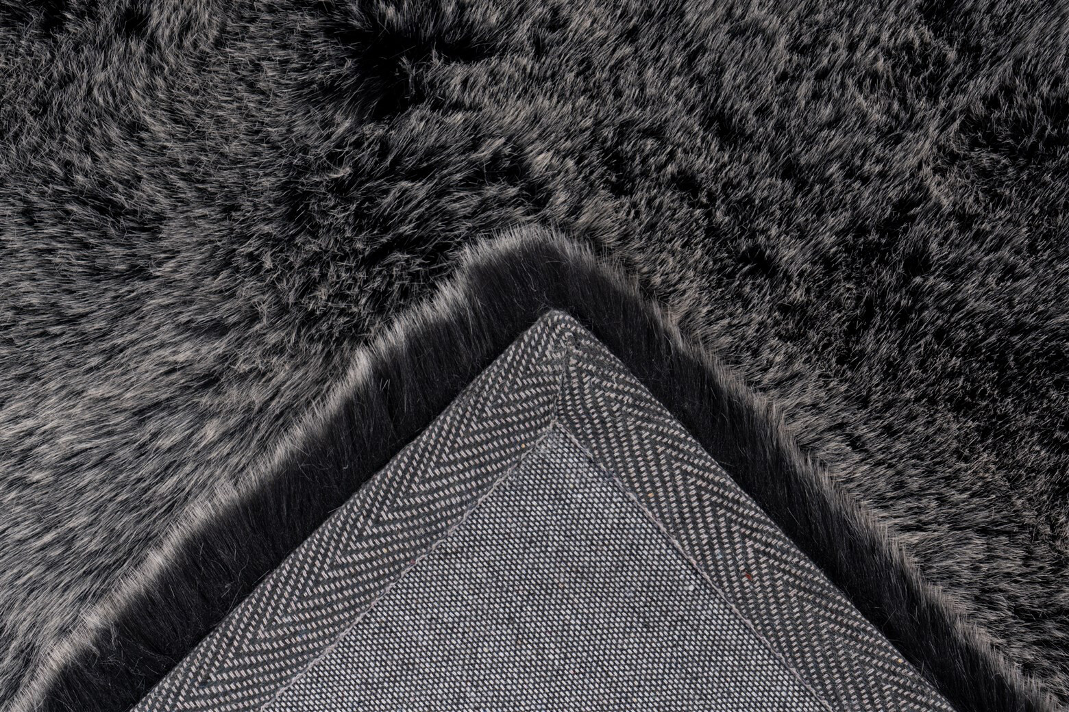 me gusta Hochflorteppich Tender 125 anthrazit B/H/L: ca. 120x5,2x170 cm