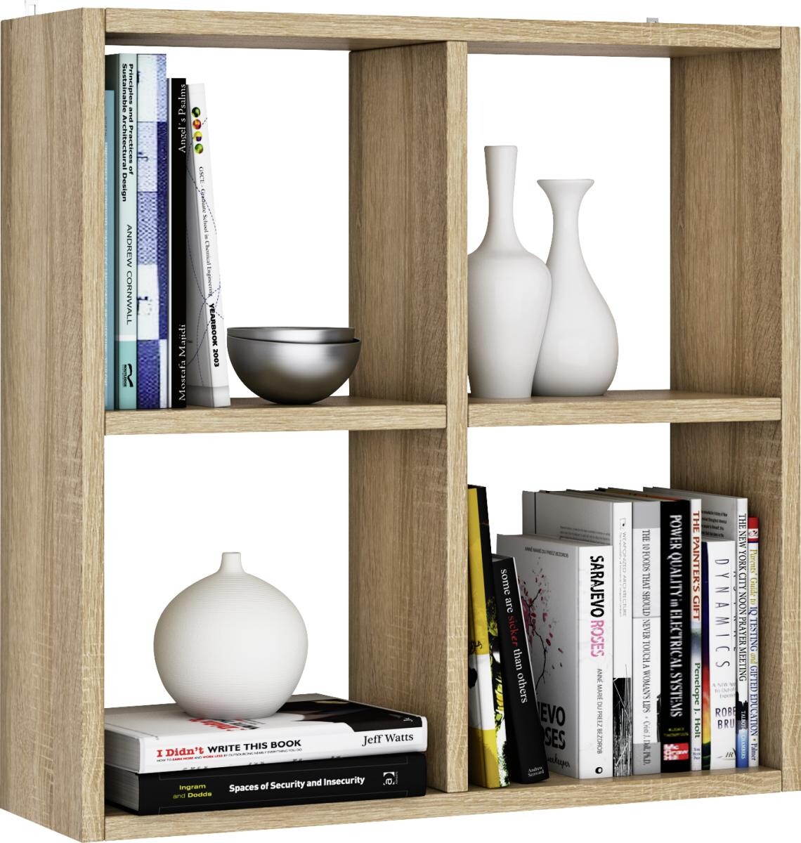 Wandregal Alexa Eiche Sonoma Nachbildung B/H/T: ca. 60x60x18 cm