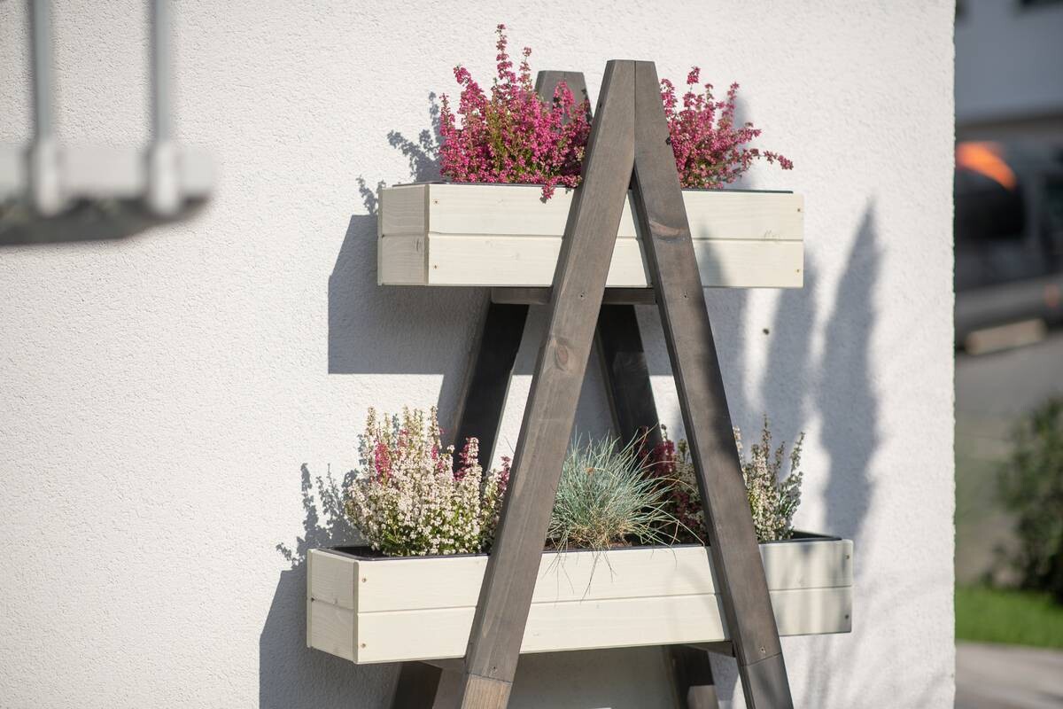 Westmann Hochbeet Ella grau Holz B/H/L: ca. 25x147x101 cm