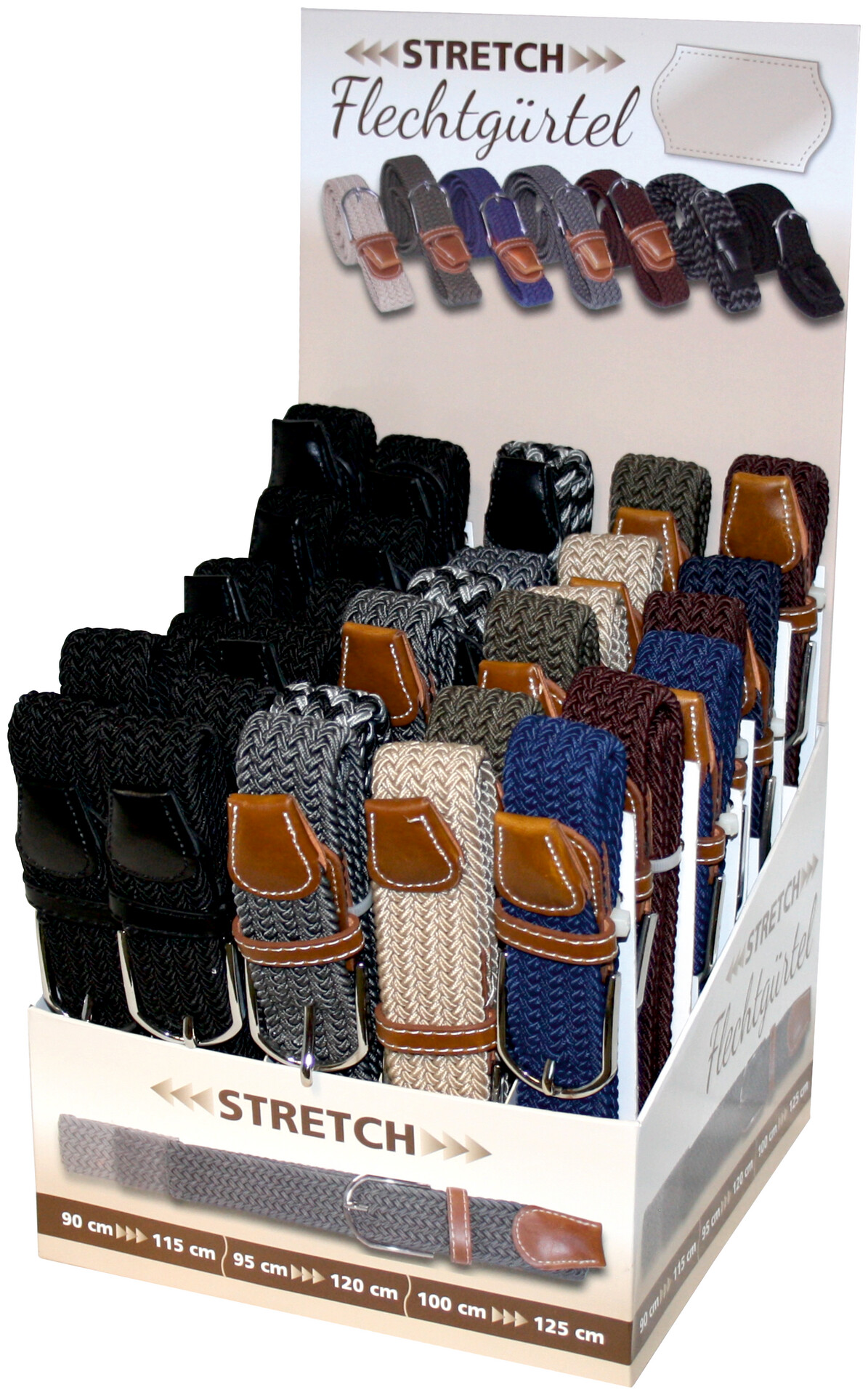 Gürtel sortiert Nylon B/H/L: ca. 4x3x22 cm