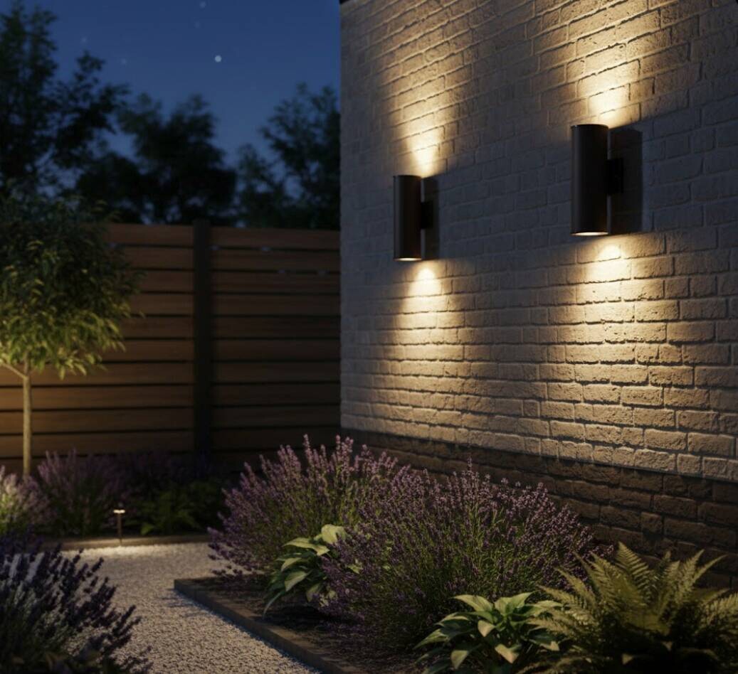 Westinghouse LED-Außenwandleuchte Marius Metall B/H/L: ca. 13x31x13 cm