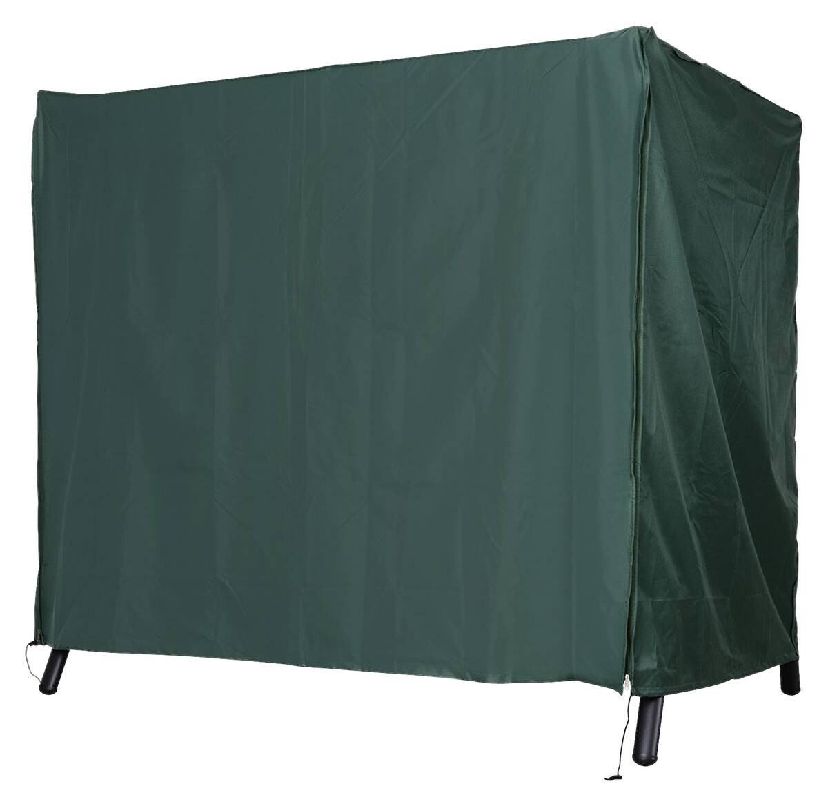 Outsunny Abdeckung für Hollywoodschaukel dunkelgrün Polyester-Mischgewebe B/H/L: ca. 114x152x177 cm