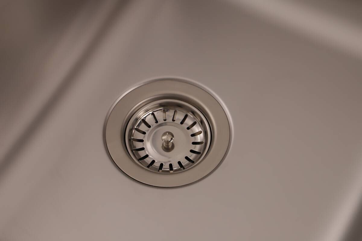 Respekta Einbauspüle Riverside Edelstahl B/H/T: ca. 61,5x17,5x50 cm