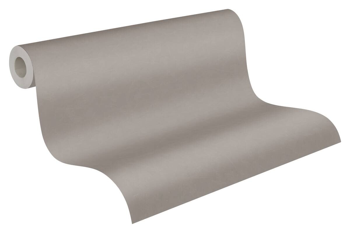 A.S.Creation Vliestapete New Life Uni grau B/L: ca. 53x1005 cm