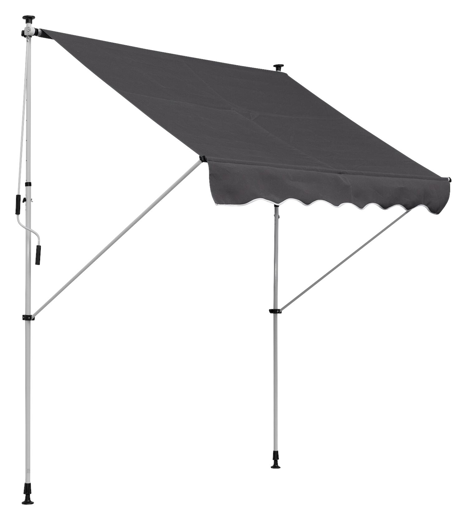 Outsunny Klemm-Markise grau B/L: ca. 200x150 cm