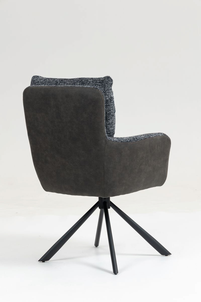 Drehstuhl Lecce anthrazit Microfaser