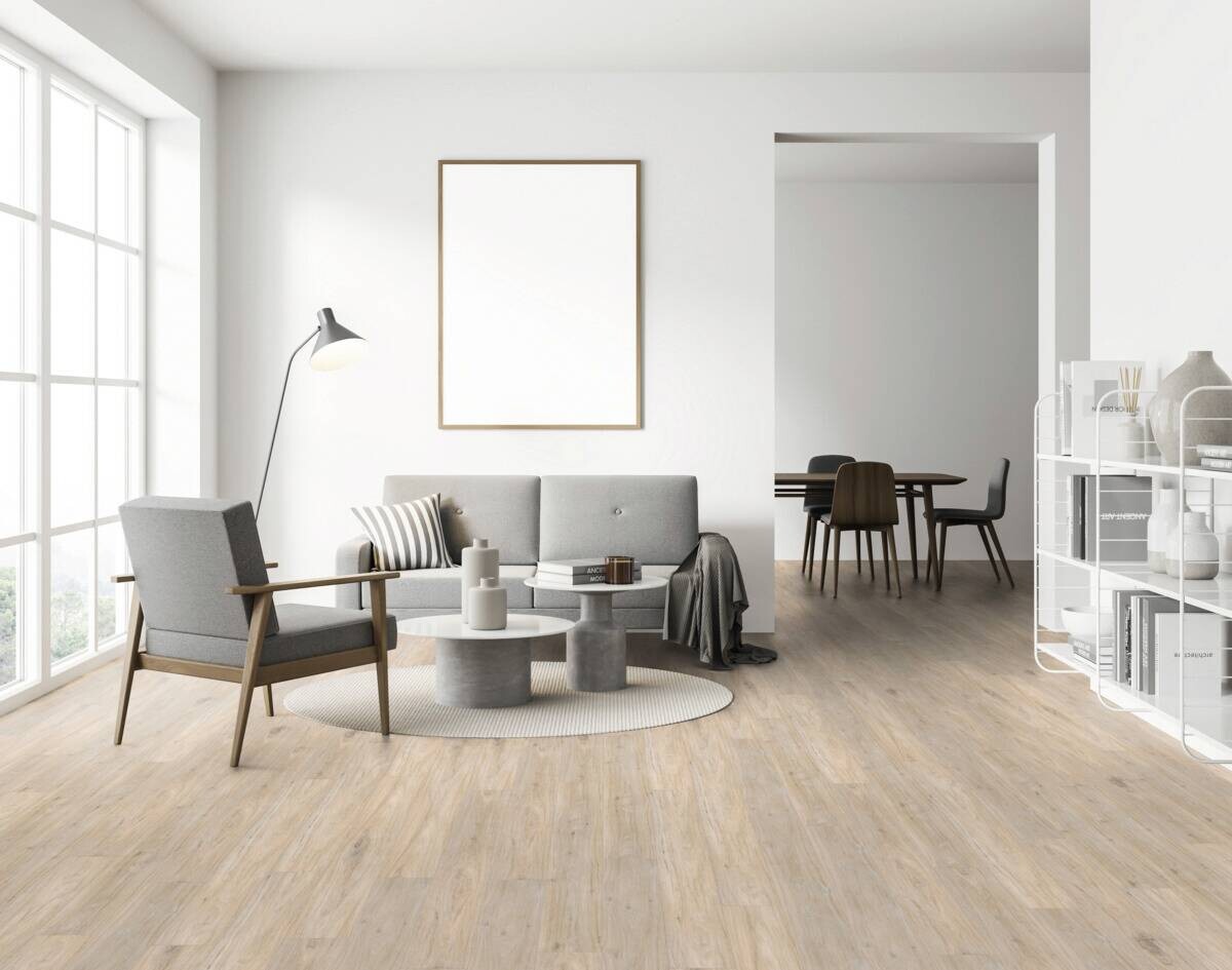Laminatboden Hickory ca. 2,967m² im Paket  B/L: ca. 19,5x138,3 cm pro Paket