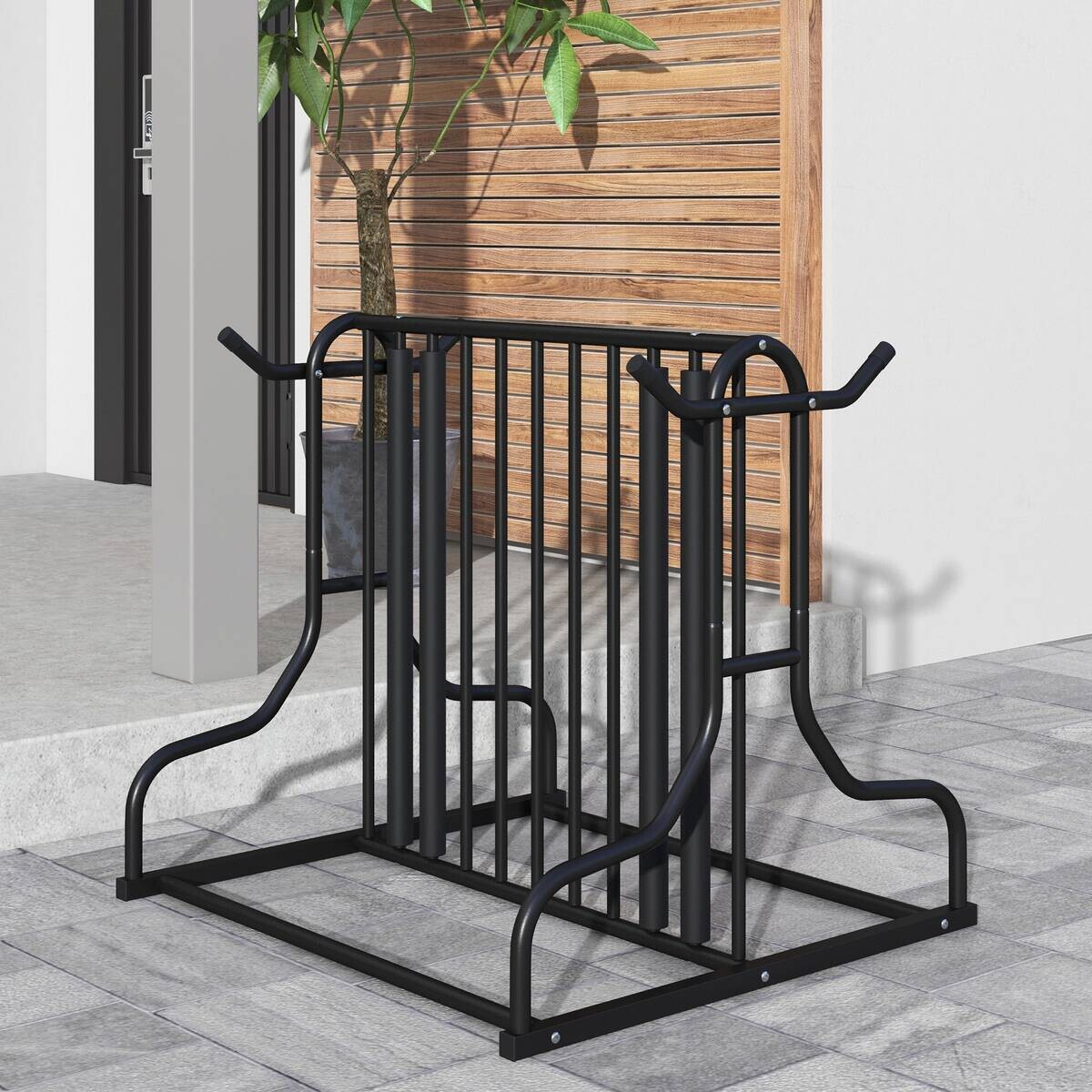 DURHAND Fahrrad-Zubehör schwarz schwarz B/H/L: ca. 80x90x80 cm