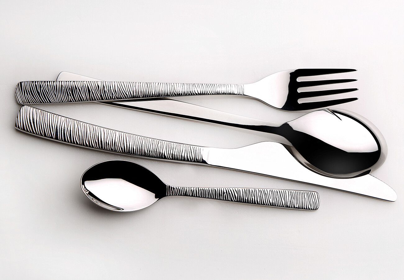 BERGNER Besteckset LYON silber Edelstahl 24 tlg.