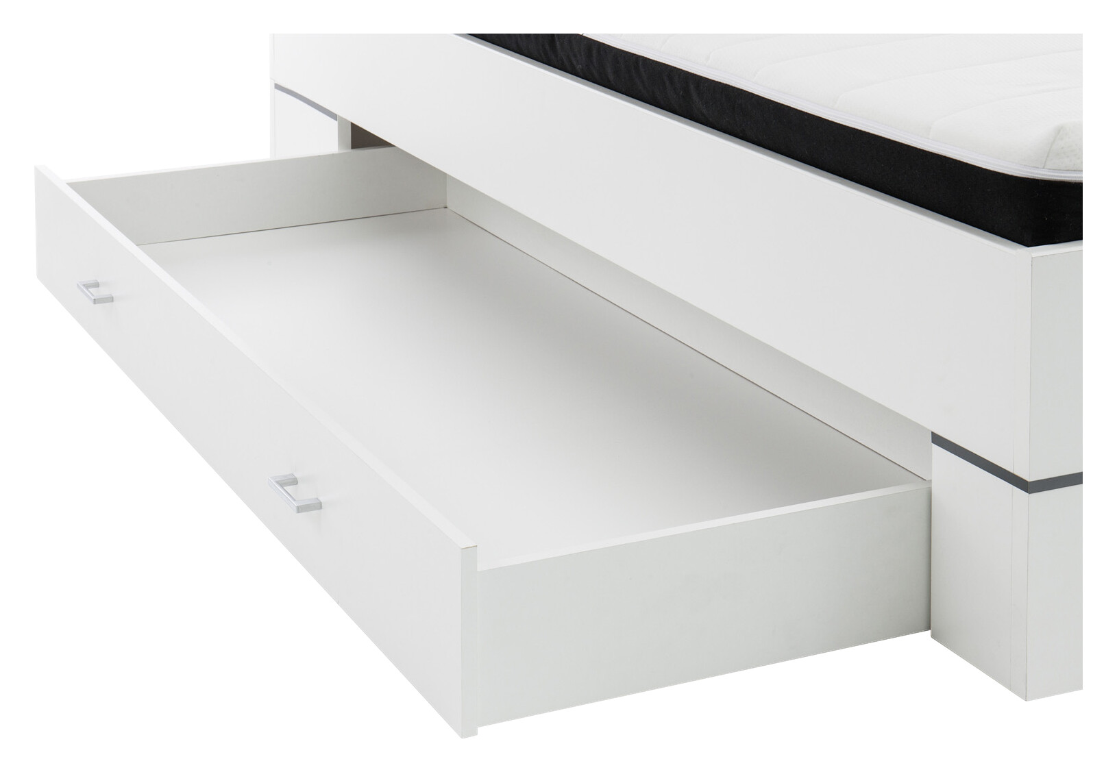 Futonbett Letana weiß Liegefläche B/L: ca. 140x200 cm