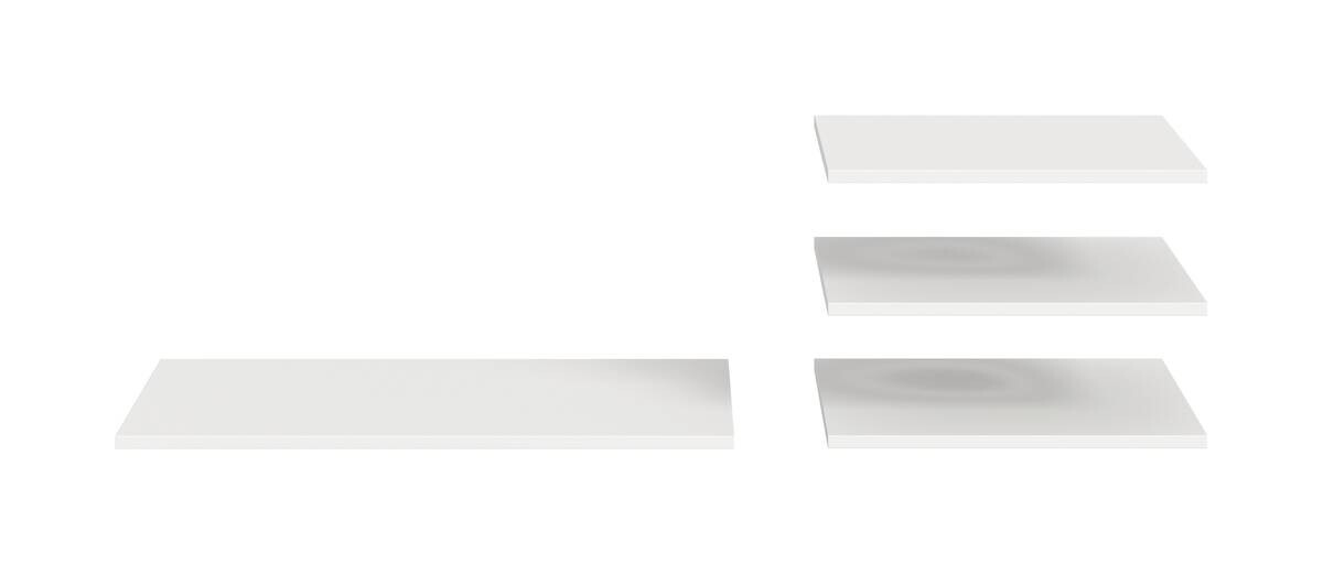 Einlegeböden-Set OAKLAND weiß B/H/T: ca. 78x1,6x48 cm