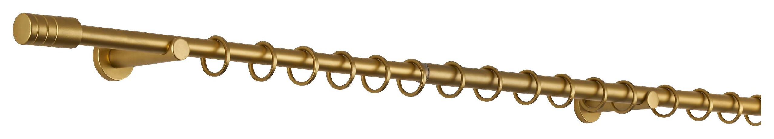 ondeco Stilgarnituren rillcube gold Metall ausziehbar von ca. 210 bis 400 cm 1.0 Läufe