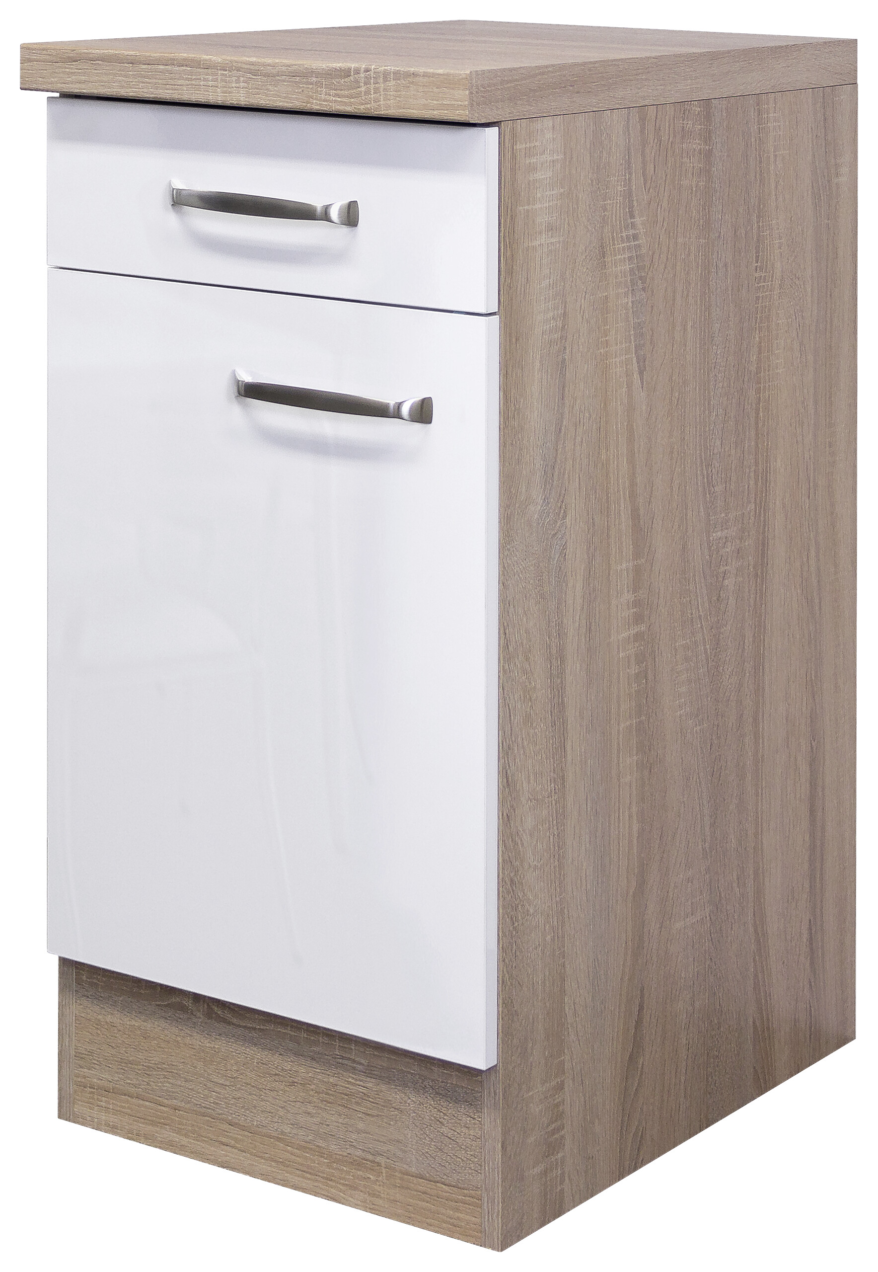 Unterschrank Valero weiß Hochglanz B/H/T: ca. 40x86x60 cm