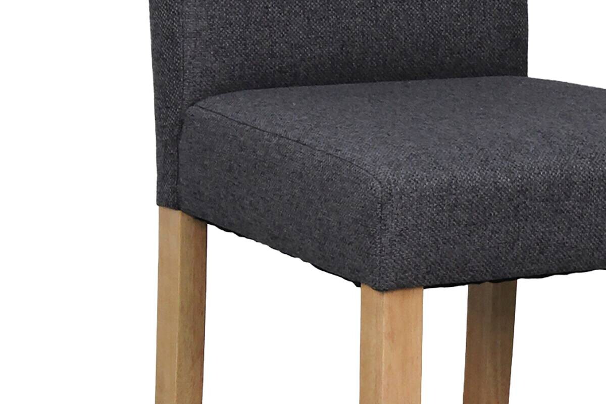 Stuhl ELIAS, 2er-Set dunkelgrau natur Stoff B/H/T: ca. 47x99,5x60 cm