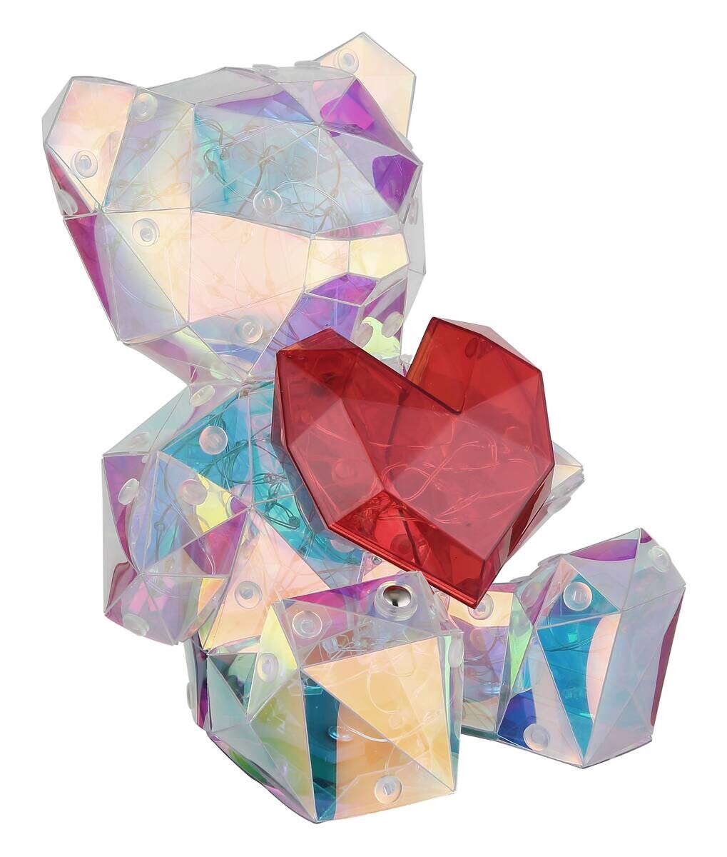 Globo LED-Dekoleuchte transparent B/H/L: ca. 13x17x14 cm